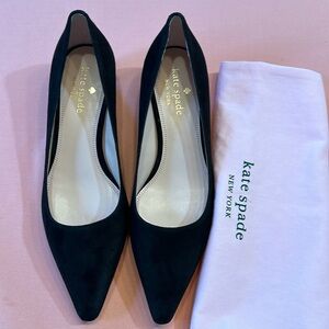 New Kate Spade Suede Shoes. Black. Size 8.